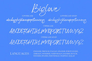 Biglove, a Script Font by Lucky Type (Thumbnail 11 of 11)