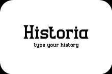 Historia - Display Font