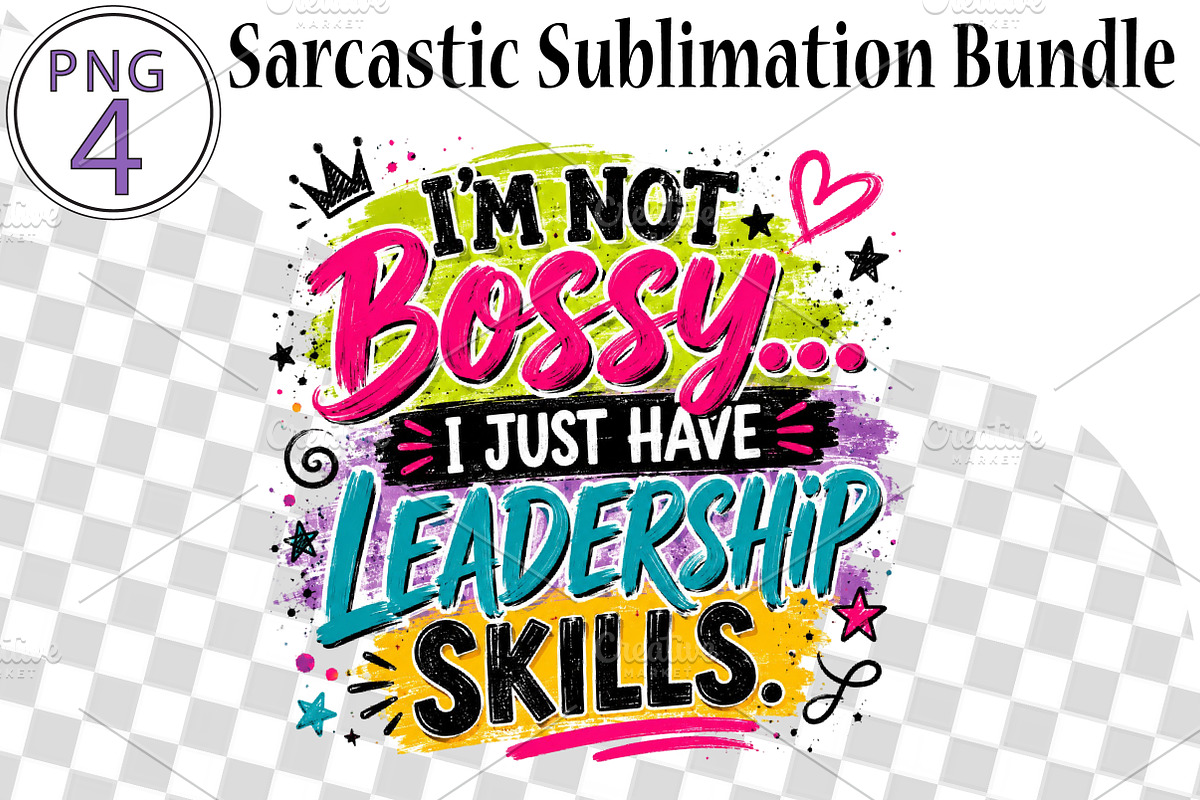 Sarcastic Sublimation Bundle, a Seasonal Illustration by CreationArt (Photo 1 of 3)