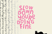Meow Manor Fun Font Trio, a Handwritten Font by supfonts (Thumbnail 7 of 9)