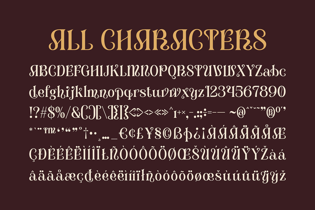 CS Redina – Fantasy Font, a Serif Font by Craft Supply Co. (Photo 8 of 8)