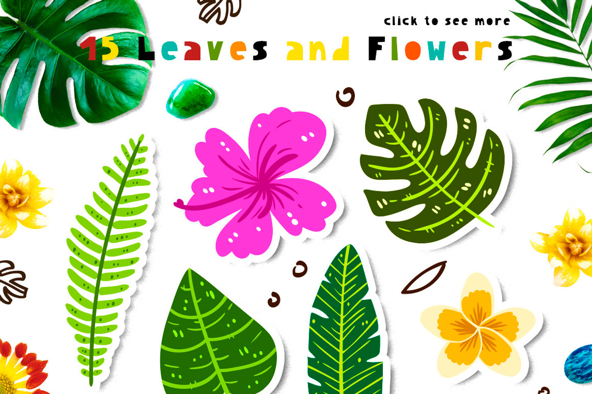 Jungle Animals, an Animal Illustration by JuliyArt (Photo 3 of 5)