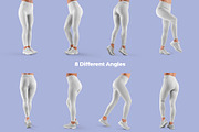 8 Mockups Women Leggins, a Bottom Mockup by Grow Design Craft Studio (Thumbnail 6 of 6)