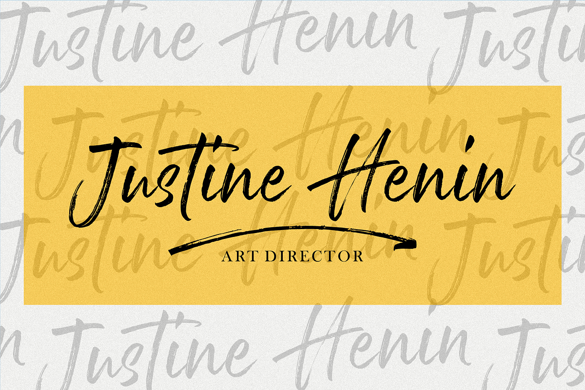 Royalty Handbrush Font preview 2