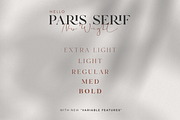 Hello Paris - Variable Duo, a Serif Font by Sans & Sons (Thumbnail 2 of 29)