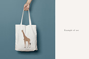 Zebra & Giraffe Illustrations - PNGs, an Animal Illustration by LaurenFittonIllustration (Thumbnail 7 of 9)