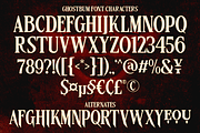 Ghostbum - Horror Font, a Blackletter Font by RagamKata (Thumbnail 10 of 12)