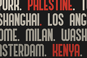 Andreash - Modern Condensed Typeface, a Sans Serif Font by Krakenbox Studio (Thumbnail 6 of 8)