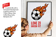 Sports Ball Fire design., an Object Graphic by Feelplus Creator (Thumbnail 4 of 4)