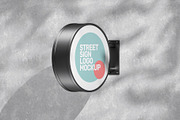 Street Sign Mockup (32 PSD Scenes), an Advertising Mockup by Traint (Thumbnail 40 of 50)