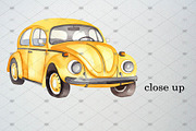 Watercolor Cars Clipart Set, 40 PNG, an Illustration by CropUp Creative (Thumbnail 4 of 5)