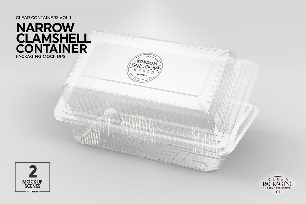 01 Clear Container Packaging Mockups, a Cups & Container Mockup by INCDesign (Photo 9 of 24)