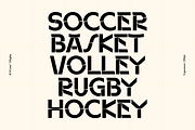 AO Exora - Experimental Stencil, a Sans Serif Font by OwunStudio (Thumbnail 12 of 17)