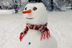 Snowman featuring snowman, winter, and snow
