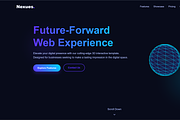 Nexues – 3D Landing Page, a Landing Page Template by Modern Templates Studios (Thumbnail 1 of 7)