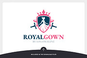 Royal Gown Logo Template, a Branding & Logo Template by LOGOMAGINE (Thumbnail 6 of 16)