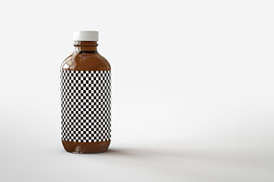 Cosmetics Medical Bottle Mock-Up