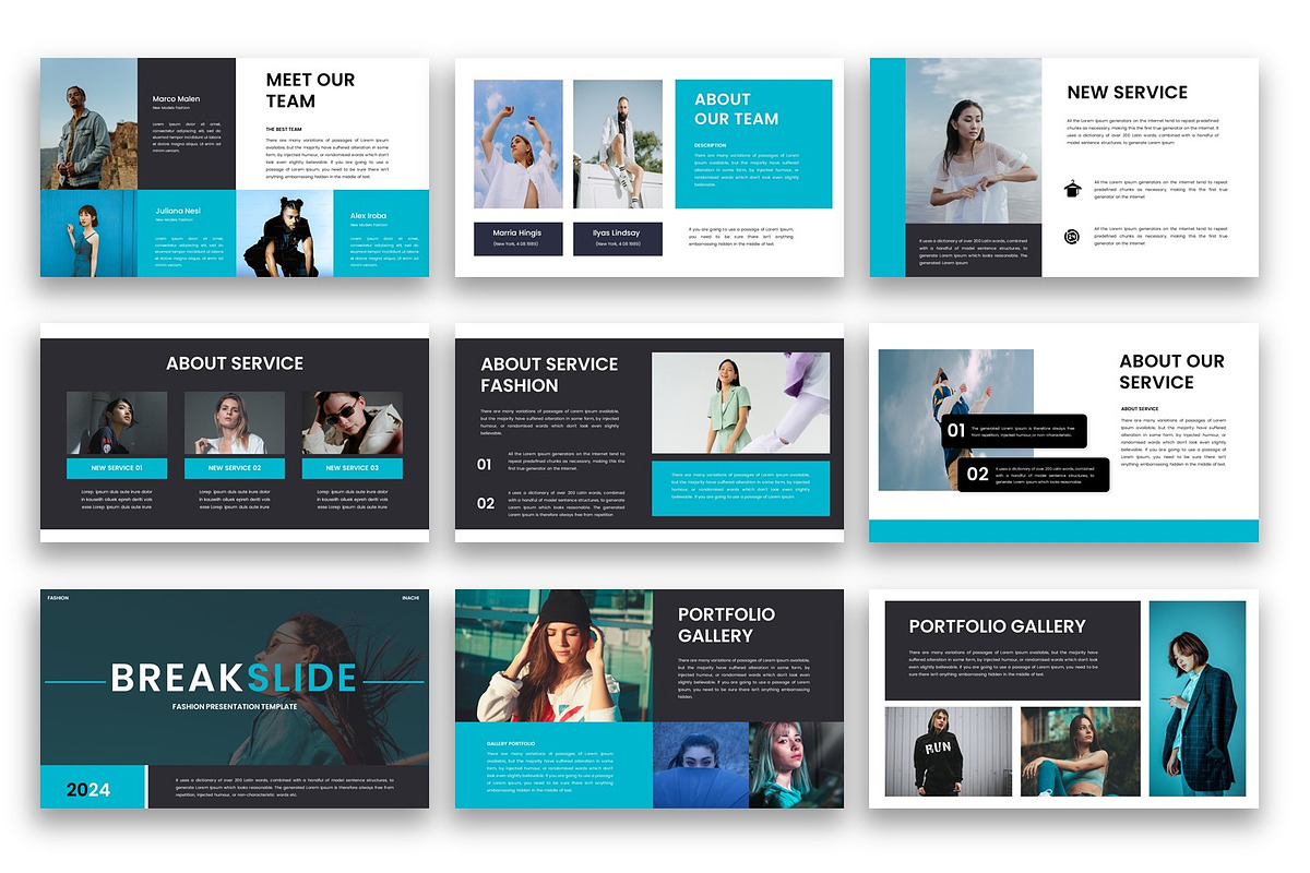 Inachi – Fashion PowerPoint, a Presentation Template by kreatifreya (Photo 3 of 5)