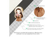 Watercolor Saints Clipart, an Illustration by CharmClipart (Thumbnail 6 of 7)