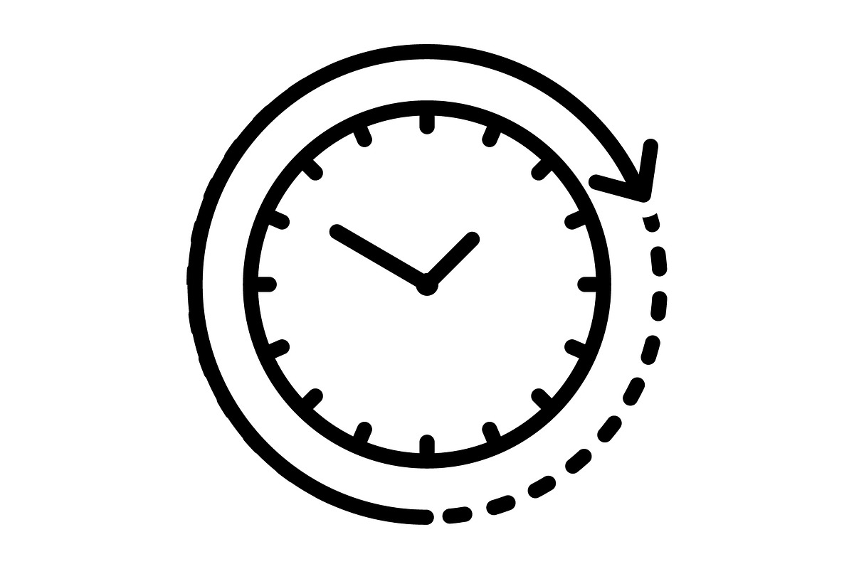 Stop watch black line icon, an Outline Icon by Web Incredible