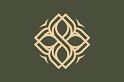 Ornamental Flower Line Art Logo, a Branding & Logo Template by Buqancreative (Thumbnail 2 of 4)
