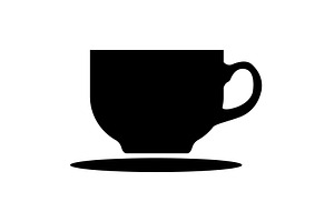 Coffee Tea Cup Icon. Vector