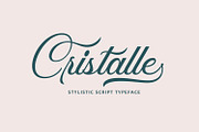 Cristalle - Script Font, a Script Font by Arendxstudio (Thumbnail 1 of 12)