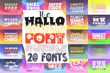 The Halloween Font Bundle