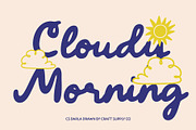 CS Darla Drawn, a Script Font by Craft Supply Co. (Thumbnail 2 of 8)
