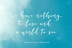 Tamborine SVG Solid Font