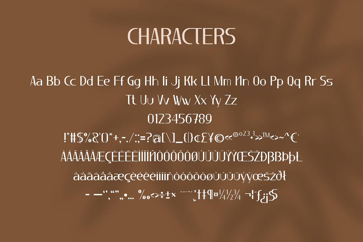 Luxury Élégance - Sans Serif Font, a Sans Serif Font by Brown Cupple (Photo 7 of 8)