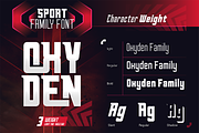Oxyden, a Sans Serif Font by Burntilldead (Thumbnail 4 of 13)