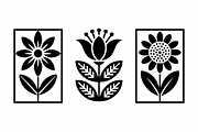 Minimal Flower Laser Cut Silhouette, an Icon by Amazin_art (Thumbnail 10 of 11)