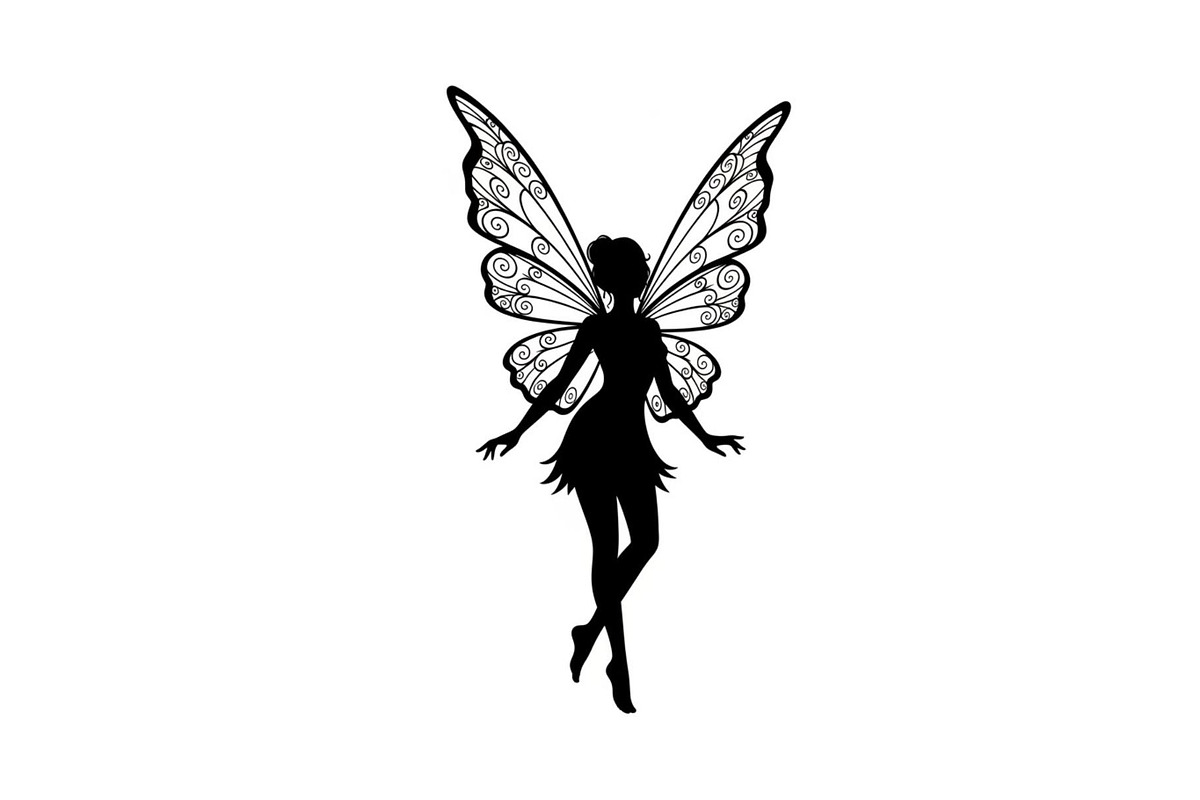 Magical Fairy Silhouette Bundle, an Illustration by jahid234 (Photo 49 of 51)