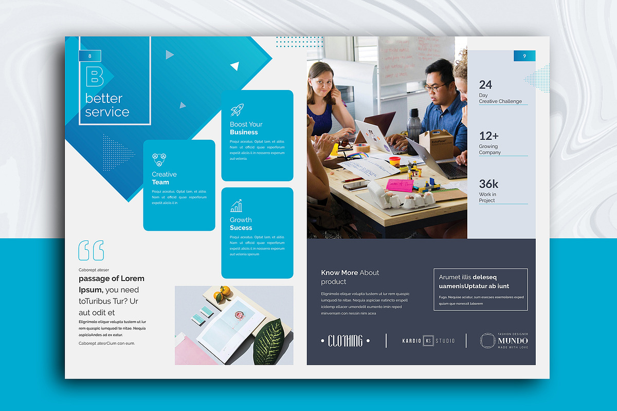 Company Profile Brochure, a Brochure Template by Addaxx (Photo 5 of 8)