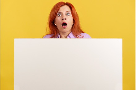 Amazed redheaded mature woman hair, a Person Photo by Iván Moreno STOCK PHOTO