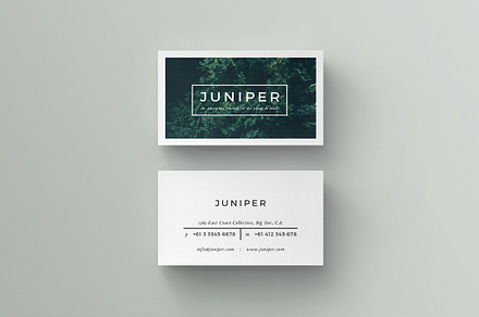 J U N I P E R Business Card Template