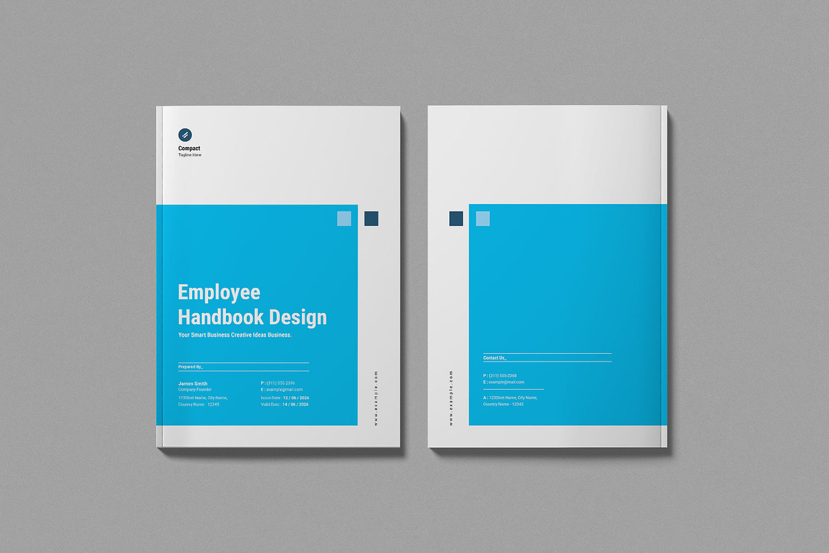 Employee Handbook Template, a Brochure Template by Work-Envance (Photo 10 of 10)