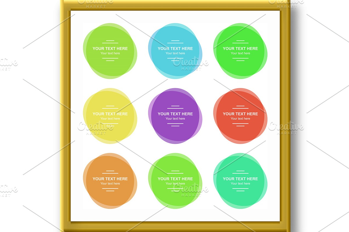 Set of Vector Colorful Banners, a Decorative Illustration by FineArtStudio (Photo 3 of 3)