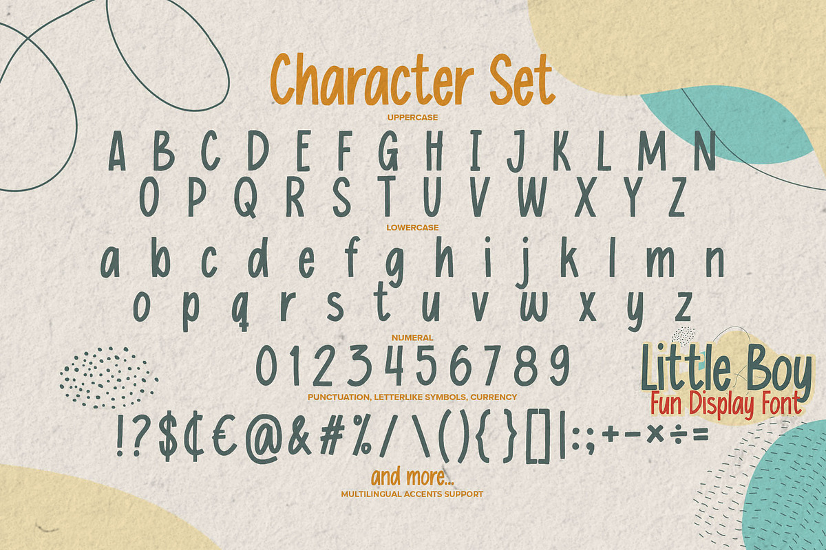 Little Boy - Fun Display Font, a Font by Gassstype (Photo 8 of 8)