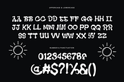 Bowe Glued - Liquid Display Typeface, a Handwritten Font by Ideal Eksis (Thumbnail 7 of 8)