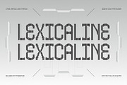 Lexicaline, a Sans Serif Font by graphicook (Thumbnail 1 of 10)