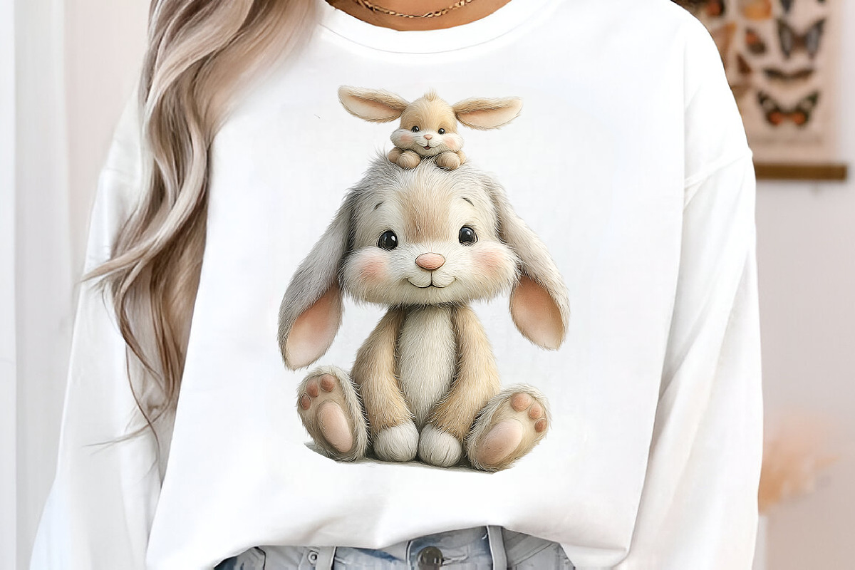 Mom and baby animals clipart, an Illustration by SinaCreation (Photo 7 of 8)
