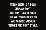 Thend Geom - Round & Thick Font, a Sans Serif Font by Iqsiart Studio (Thumbnail 3 of 7)