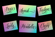Bentara Script, a Script Font by Alpha Bento (Thumbnail 4 of 12)