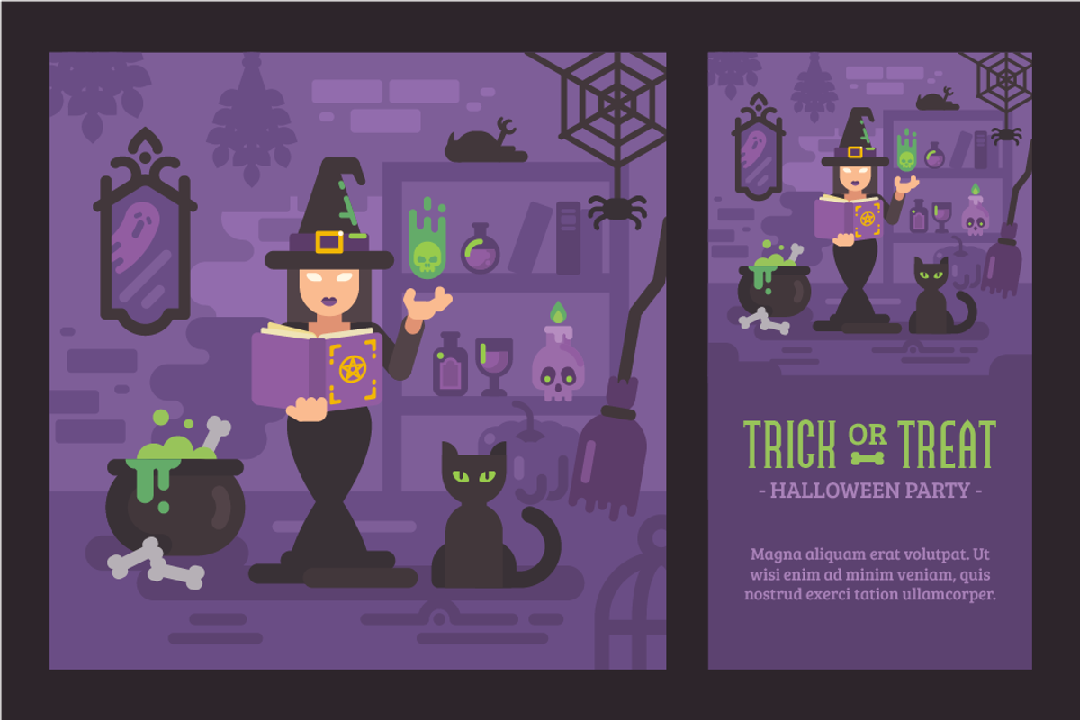 Halloween characters & scenes, an Illustration by Ivan Dubovik (Photo 8 of 15)
