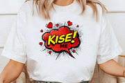 Pop Art Valentine PNG Sublimation, an Illustration by Designworld (Thumbnail 4 of 9)