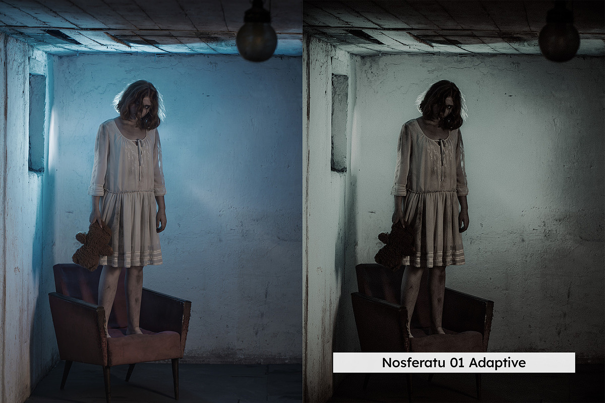 20 Haunted Lightroom Presets and LUT, a Preset Add-On by SparkleStock (Photo 4 of 16)