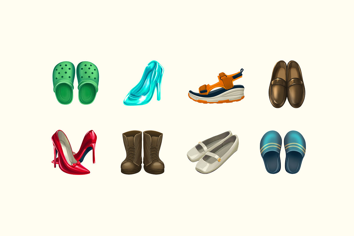 Fashion Footwear, an Object Graphic by Deemak Daksina (Photo 2 of 3)
