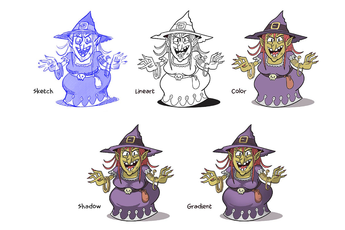 Witch, an Illustration by Cartoon Shop (Photo 5 of 5)